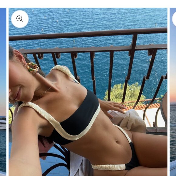 Strawberry Milk Mob Tango Bikini Swimwear Top and Bottom - Picture 3 of 3